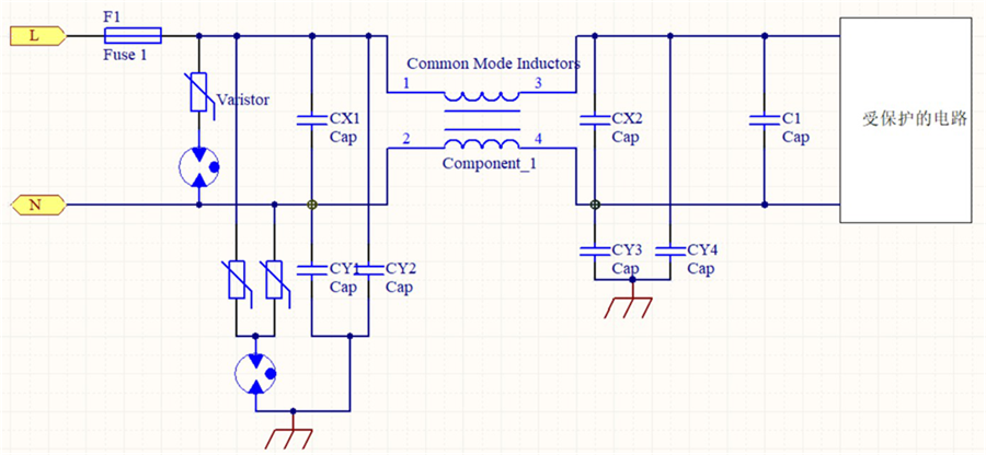 常用防護電路 常用的防護電路